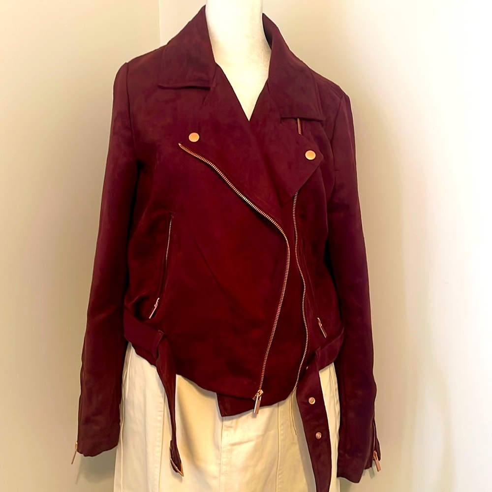 Zip Up Moto Jacket